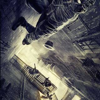 Spider-Man Noir iPhone wallpaper