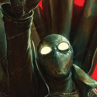 Spider-Man Noir iPhone wallpaper