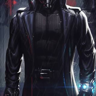Spider-Man Noir iPhone wallpaper