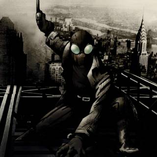 Spider-Man Noir iPhone wallpaper