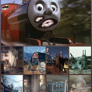 Sodor Fallout wallpaper