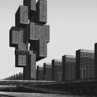 Brutalist architecture wallpaper