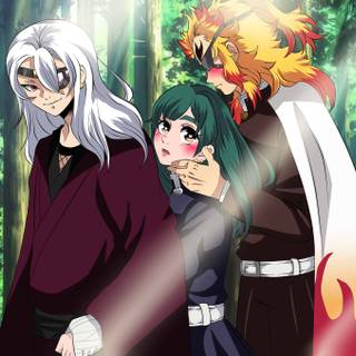 Tengen and Rengoku wallpaper