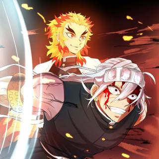 Tengen and Rengoku wallpaper