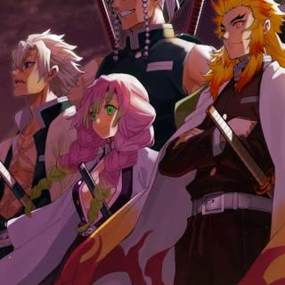 Tengen and Rengoku wallpaper