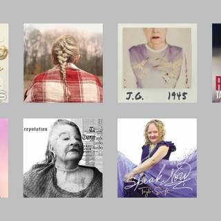 Taylor Swift album covers wallpaper