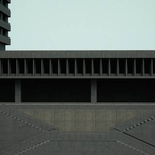 Brutalist architecture wallpaper