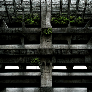 Brutalist architecture wallpaper