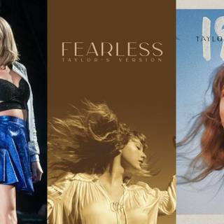 Taylor Swift album covers wallpaper