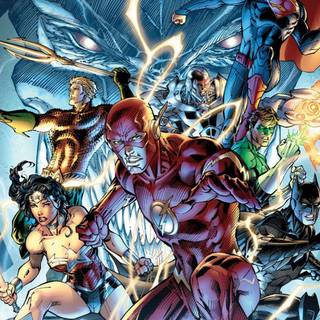 Justice League cartoon 4k iPhone wallpaper