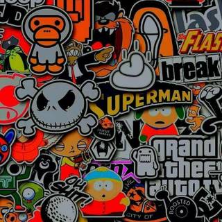 Cartoon 4k iPhone wallpaper