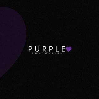 Purple heart aesthetic desktop wallpaper