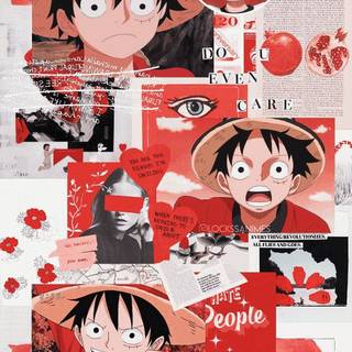Aesthetic Luffy PFP wallpaper