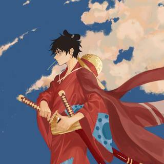 Aesthetic Luffy PFP wallpaper