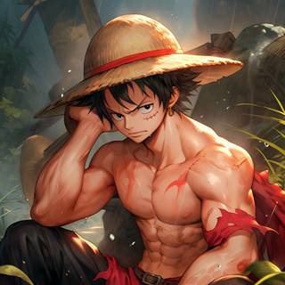 Aesthetic Luffy PFP wallpaper