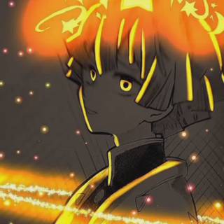 Glowing anime phone HD 4k wallpaper