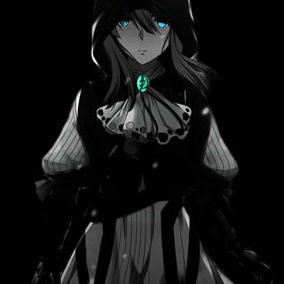 Glowing anime phone HD 4k wallpaper