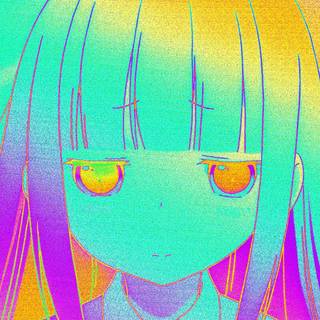 Anime aesthetic girl desktop wallpaper