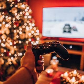 Christmas aesthetic PS4 wallpaper