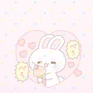 Pink cute Kawaii wallpaper