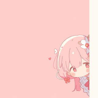 Pink cute Kawaii wallpaper