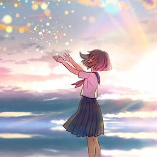 Anime girl cool aesthetic wallpaper