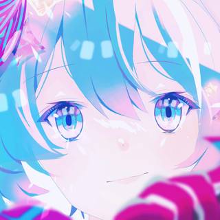 Anime aesthetic girl desktop wallpaper