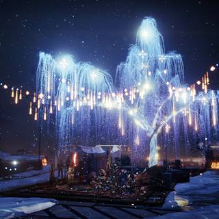 Christmas aesthetic PS4 wallpaper