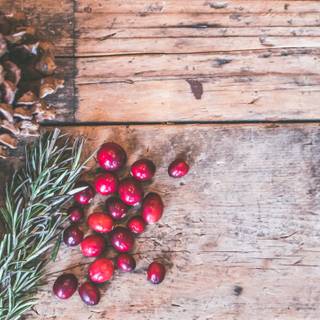 Rustic wood winter wallpaper