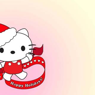 Sanrio Christmas winter wallpaper