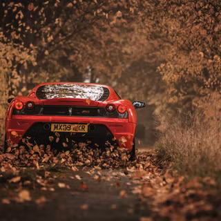 4k car autumn wallpaper