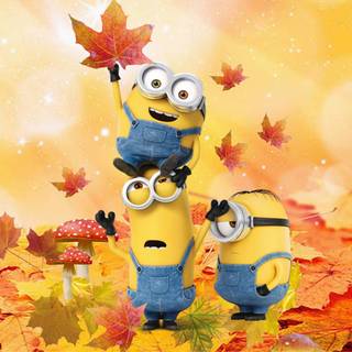 Minions autumn wallpaper