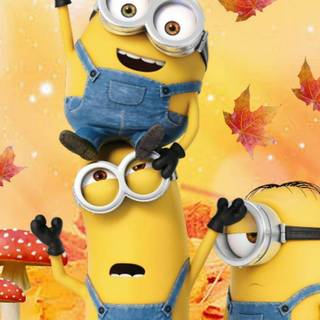 Minions autumn wallpaper