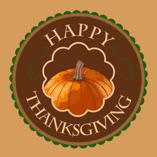 Minimalistic Thanksgiving wallpaper