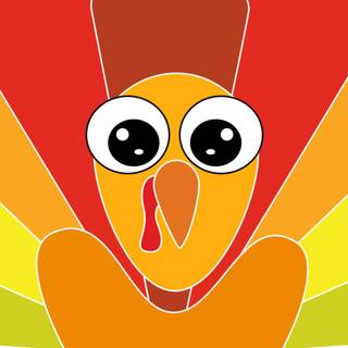 Cute Thanksgiving turkey wallpaper