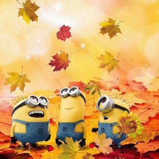 Minions autumn wallpaper