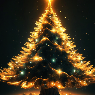 Christmas lights iPhone wallpaper