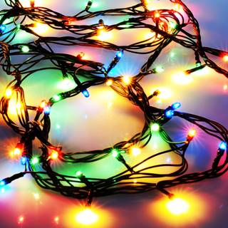 Christmas lamp wallpaper