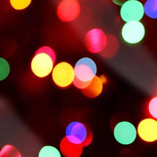 Christmas lights iPhone wallpaper