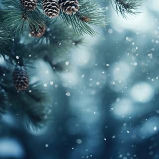 Christmas and snow wallpaper
