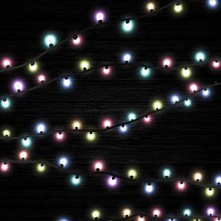Christmas lights iPhone wallpaper