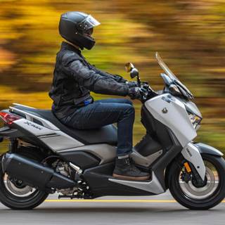 Motorcycle autumn wallpaper