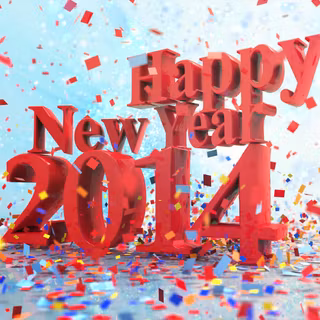 Happy New Year 2014 HD wallpaper