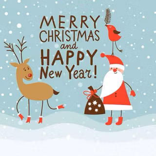 Merry Xmas and Happy New Year wallpaper