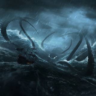 Ocean monsters wallpaper
