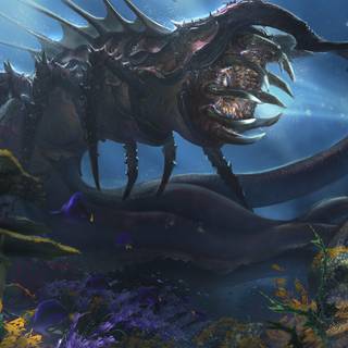 Ocean monsters wallpaper