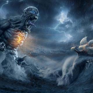 Ocean monsters wallpaper