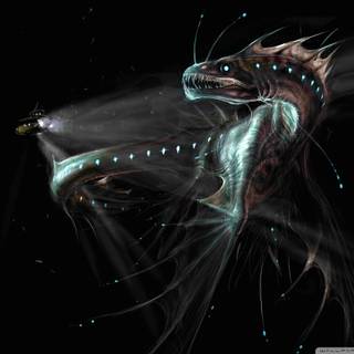 Ocean monsters wallpaper