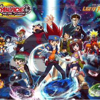 Beyblade logo wallpaper