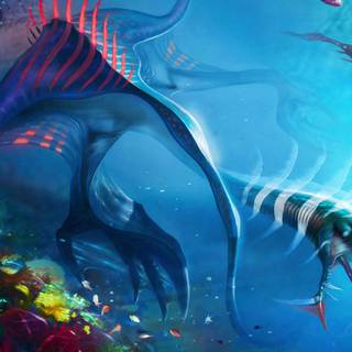 Ocean monsters wallpaper